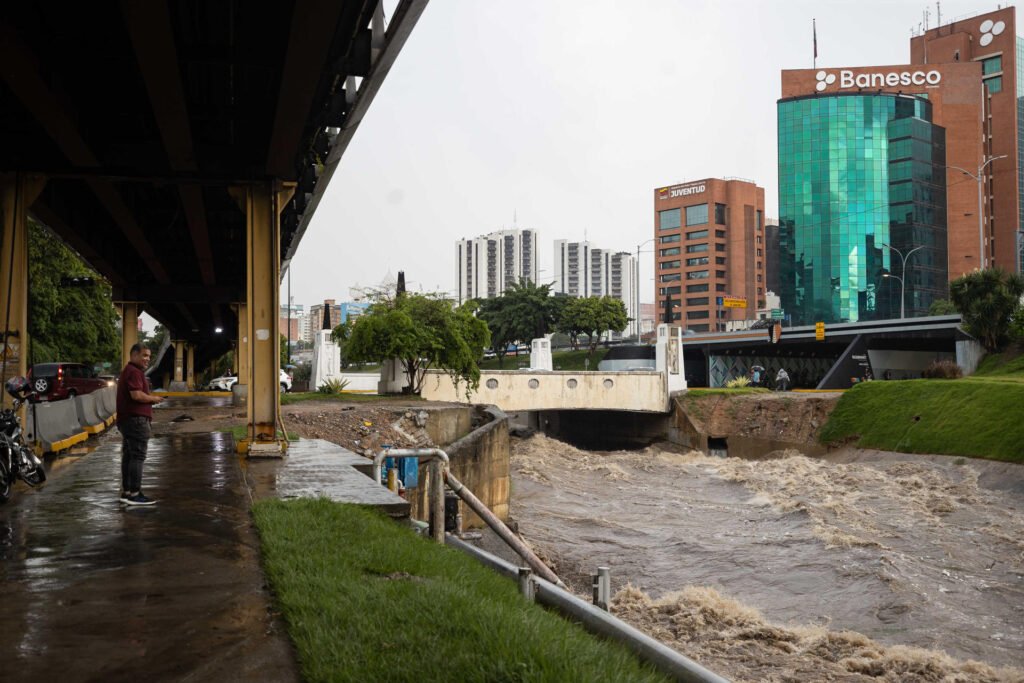 Lluvias dejan anegaciones y árboles caídos en la Gran Caracas