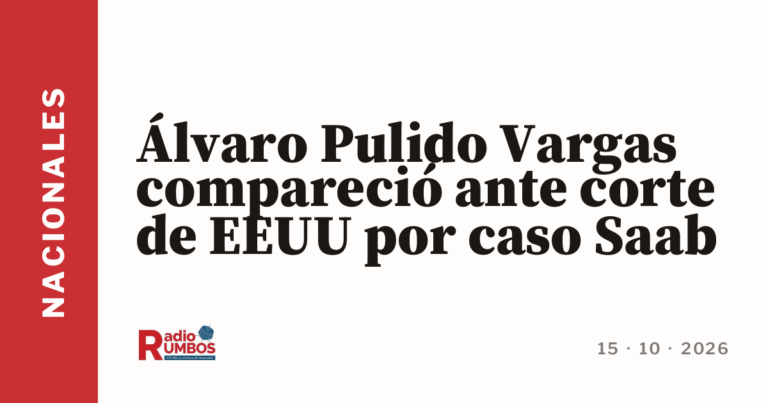 Álvaro Pulido Vargas compareció ante corte de EEUU por caso Saab